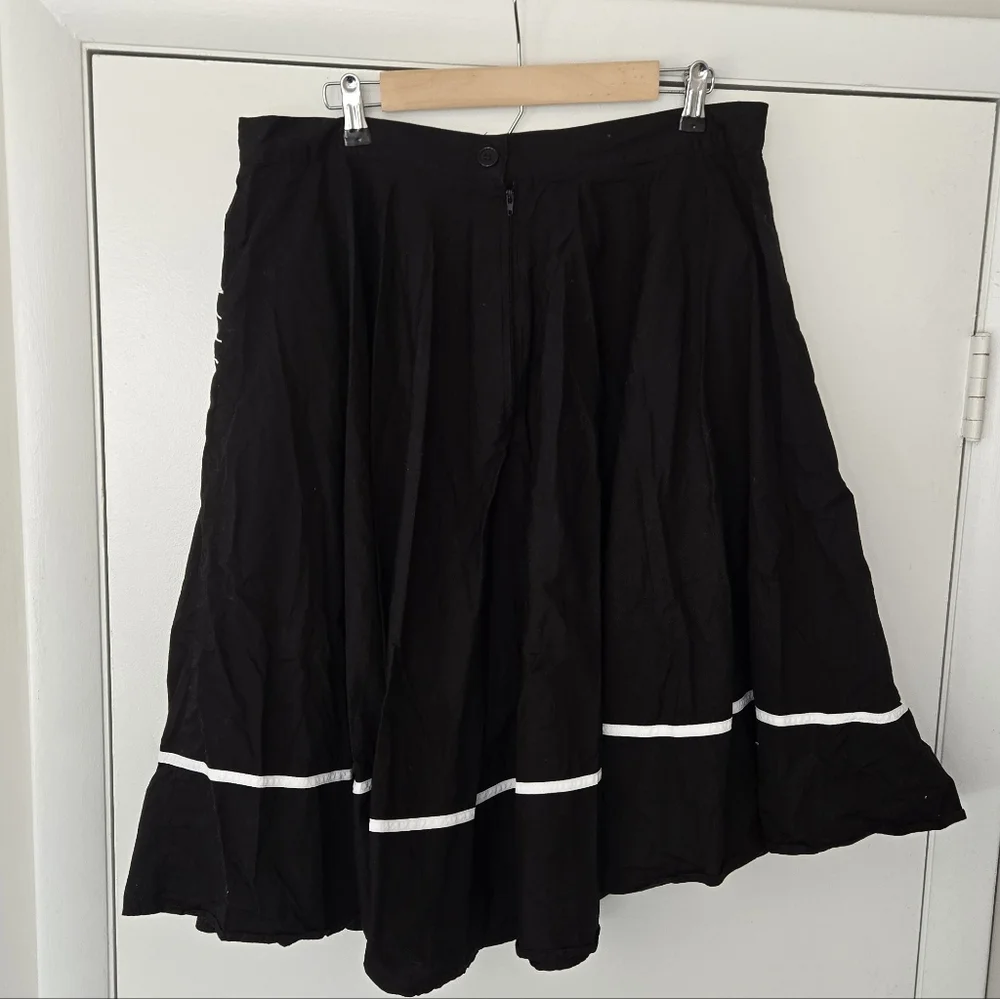 Hell Bunny Miss Muffet Spider Skirt Size 2XL - Picture 3 of 6